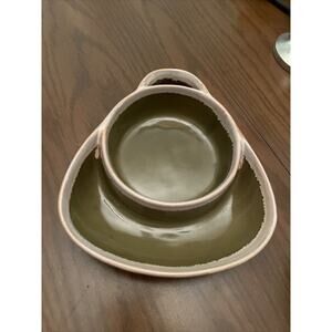 Limited Commodities LLC Pottery Drip Glazed Chip&Dip Bowls 2